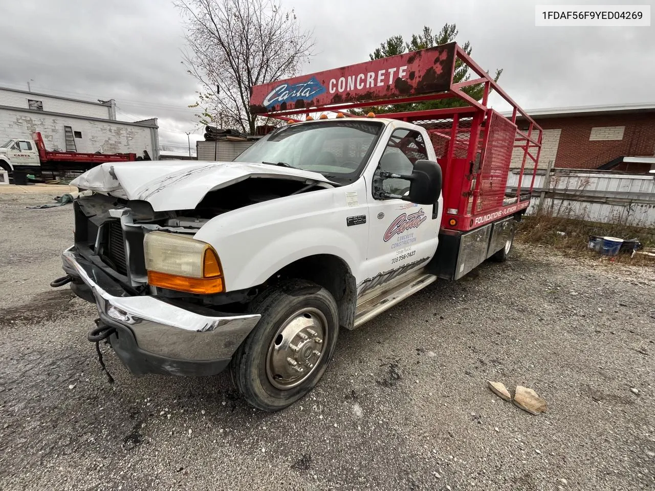 2000 Ford F550 Super Duty VIN: 1FDAF56F9YED04269 Lot: 80094594