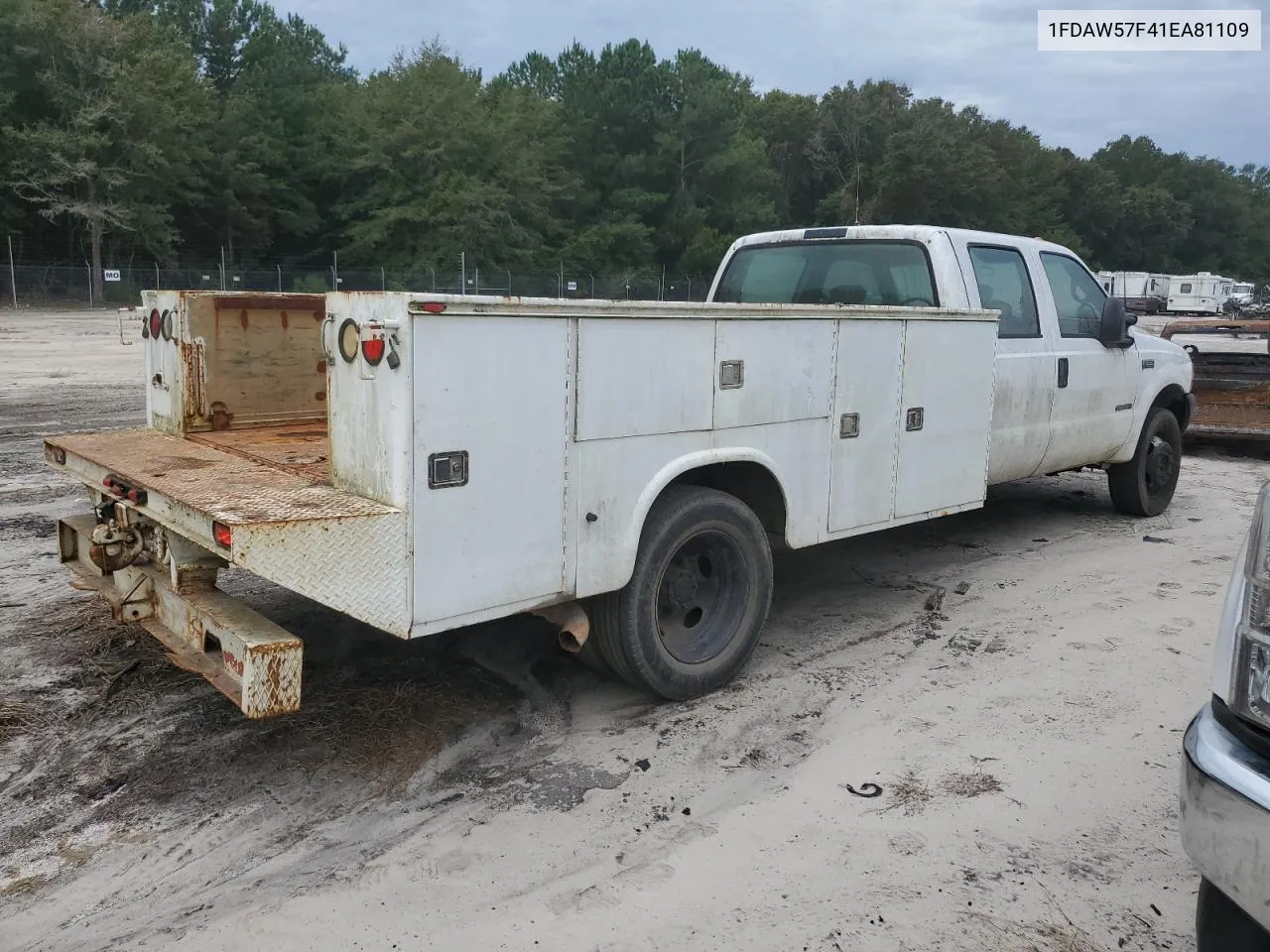 2001 Ford F550 Super Duty VIN: 1FDAW57F41EA81109 Lot: 68863294