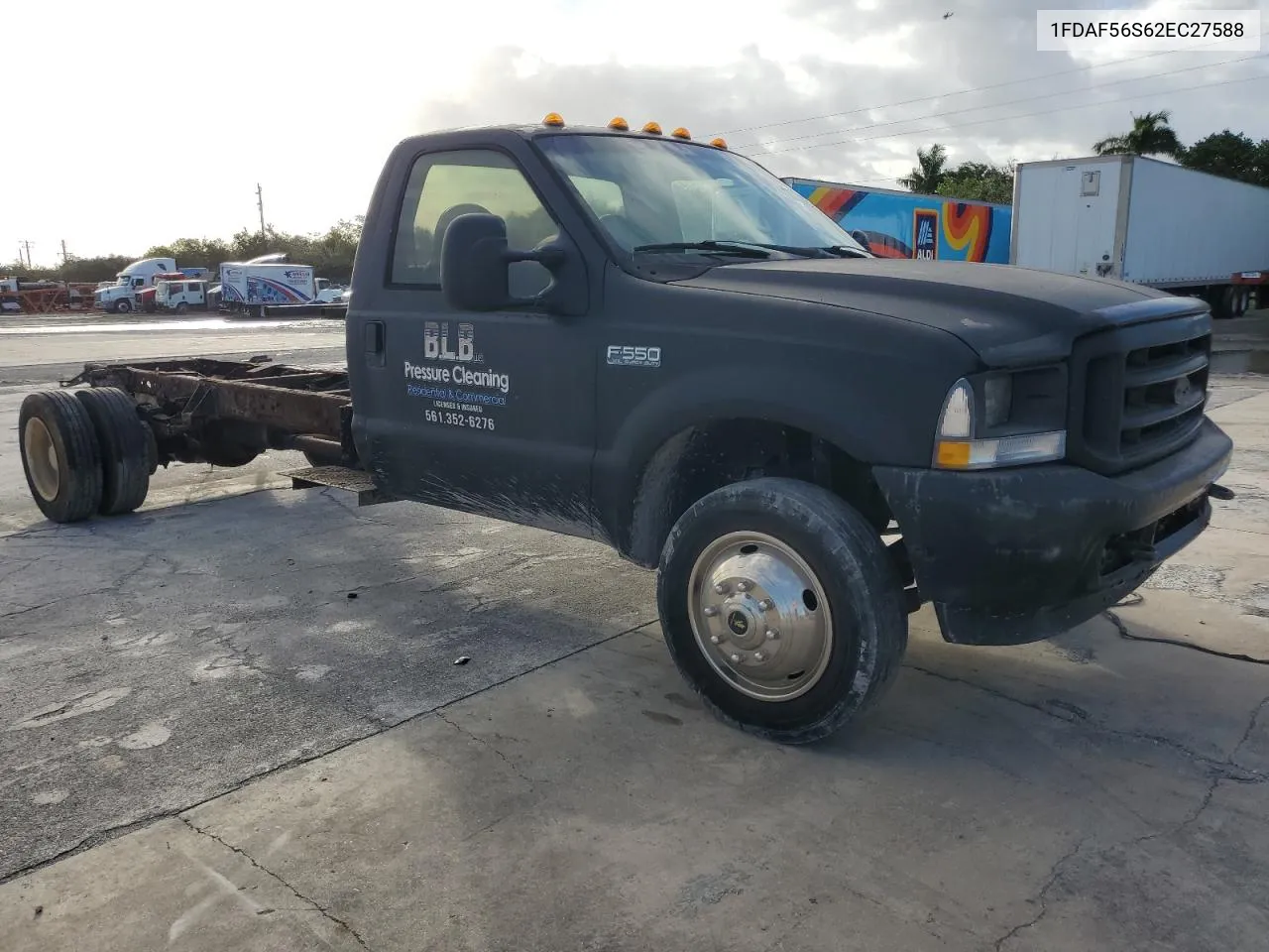 2002 Ford F550 Super Duty VIN: 1FDAF56S62EC27588 Lot: 78925874