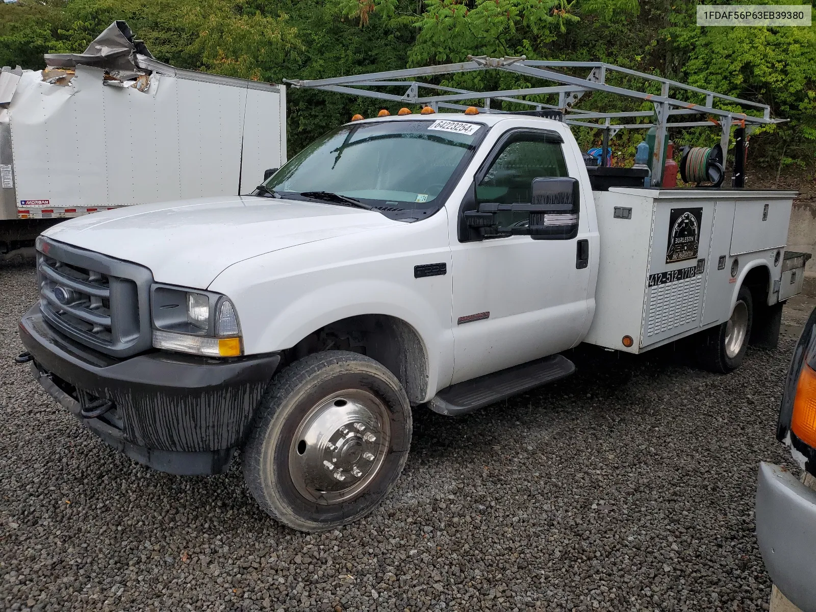 2003 Ford F550 Super Duty VIN: 1FDAF56P63EB39380 Lot: 64223254