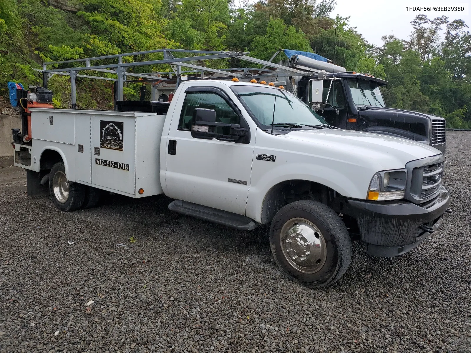 2003 Ford F550 Super Duty VIN: 1FDAF56P63EB39380 Lot: 64223254