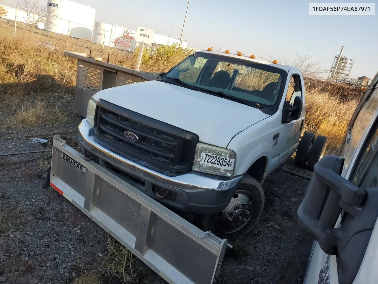 2004 Ford F550 Super Duty VIN: 1FDAF56P74EA87971 Lot: 72229354