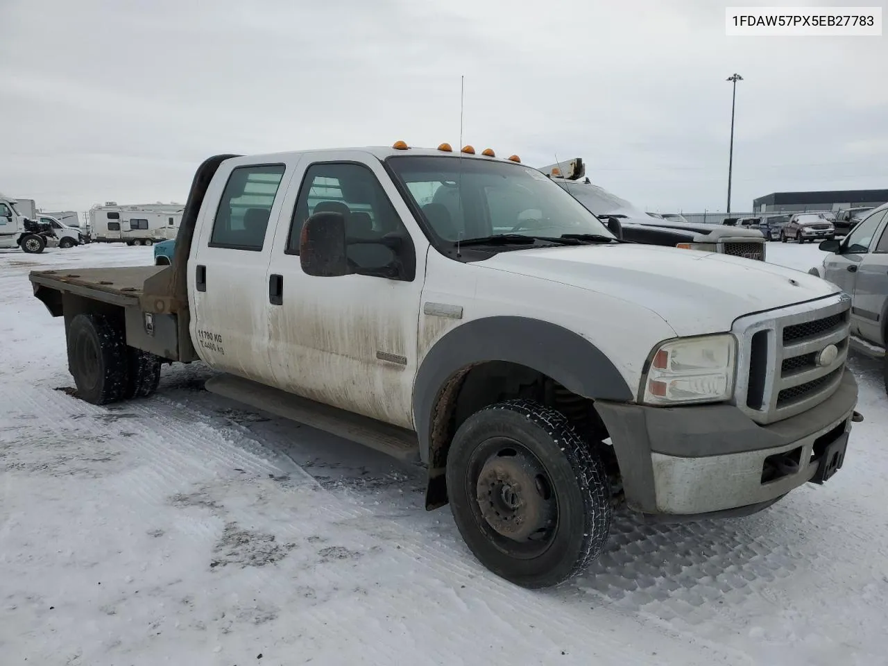 2005 Ford F550 Super Duty VIN: 1FDAW57PX5EB27783 Lot: 44688734