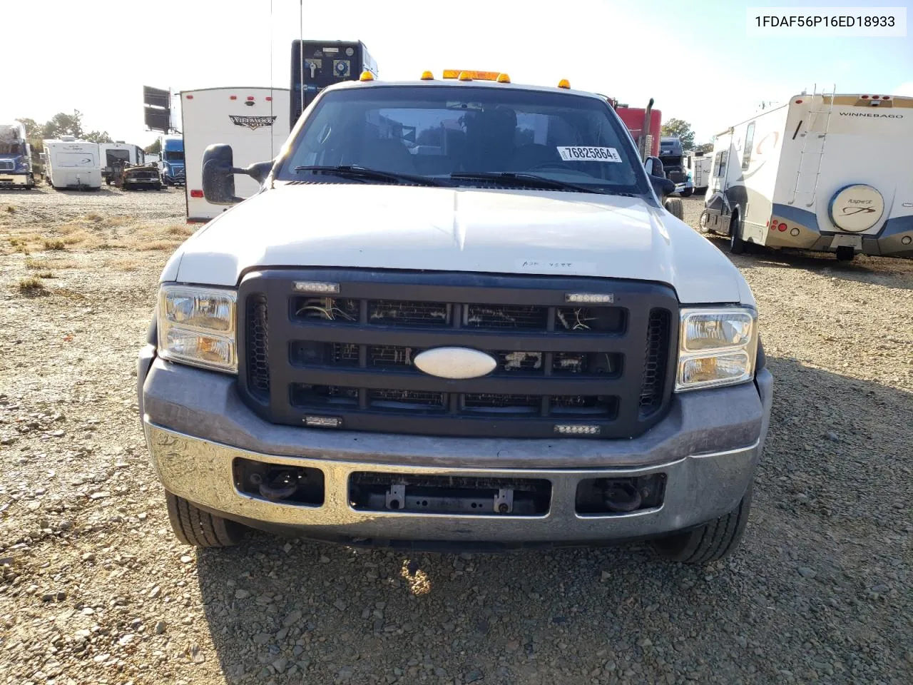 2006 Ford F550 Super Duty VIN: 1FDAF56P16ED18933 Lot: 76825864