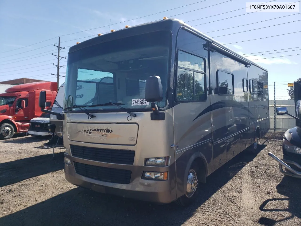 2007 Ford F550 Super Duty Stripped Chassis VIN: 1F6NF53YX70A01687 Lot: 77435834