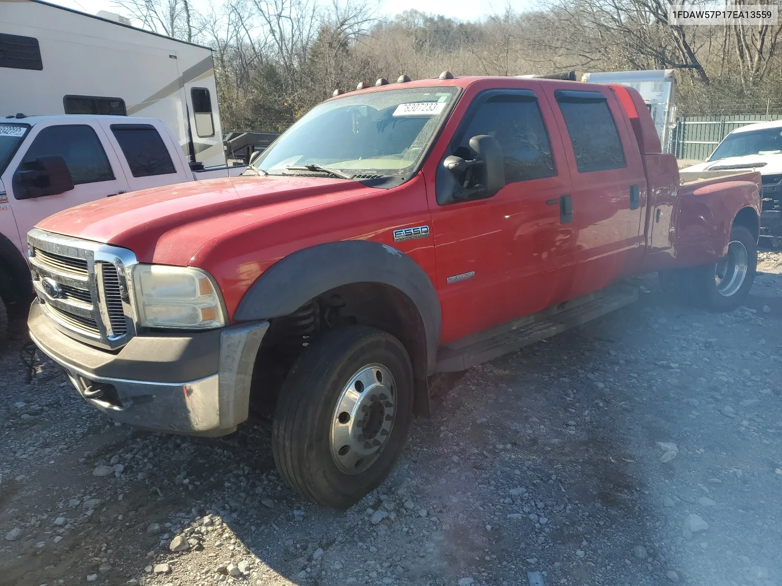 2007 Ford F550 Super Duty VIN: 1FDAW57P17EA13559 Lot: 78307233