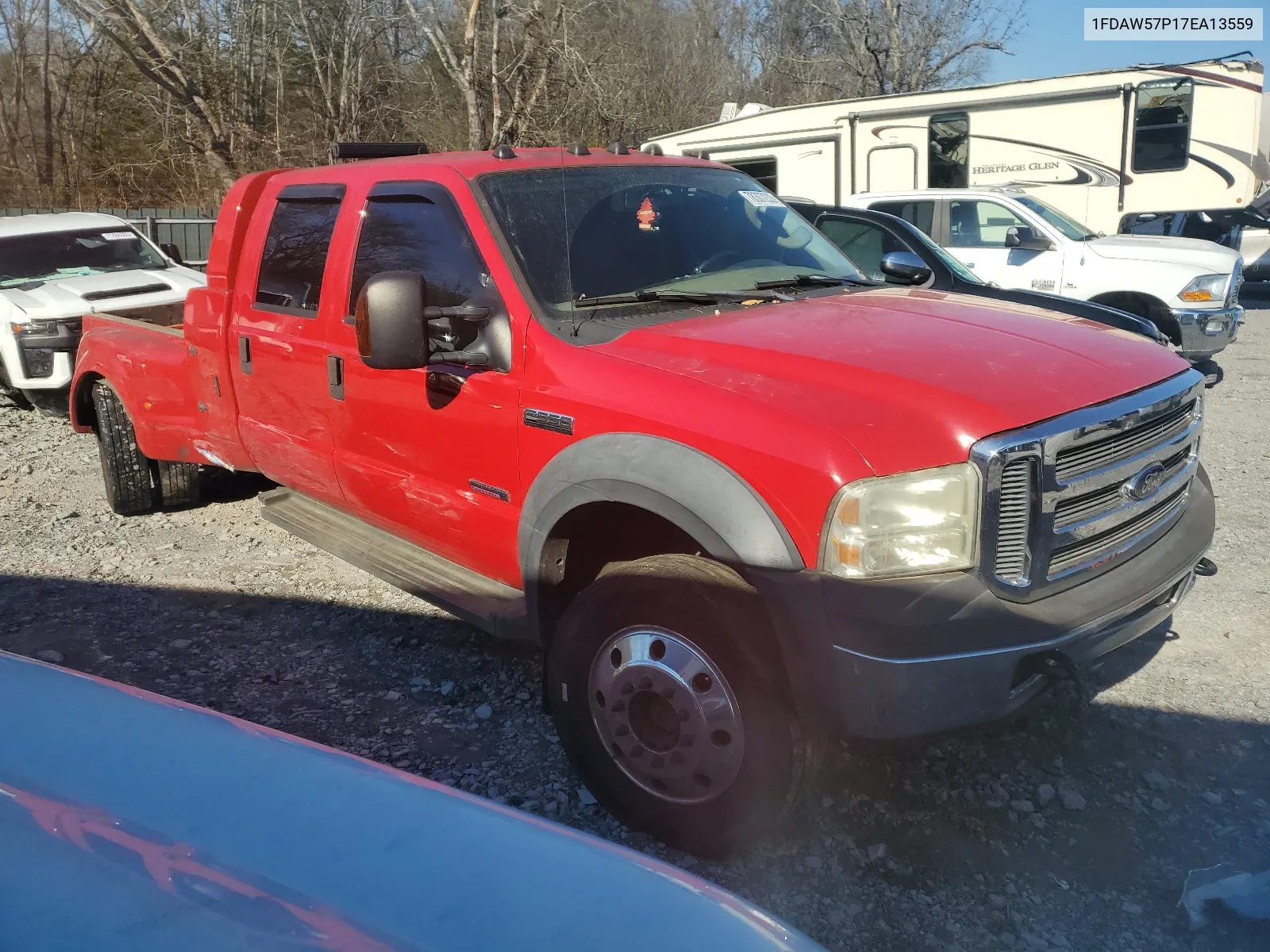 2007 Ford F550 Super Duty VIN: 1FDAW57P17EA13559 Lot: 78307233