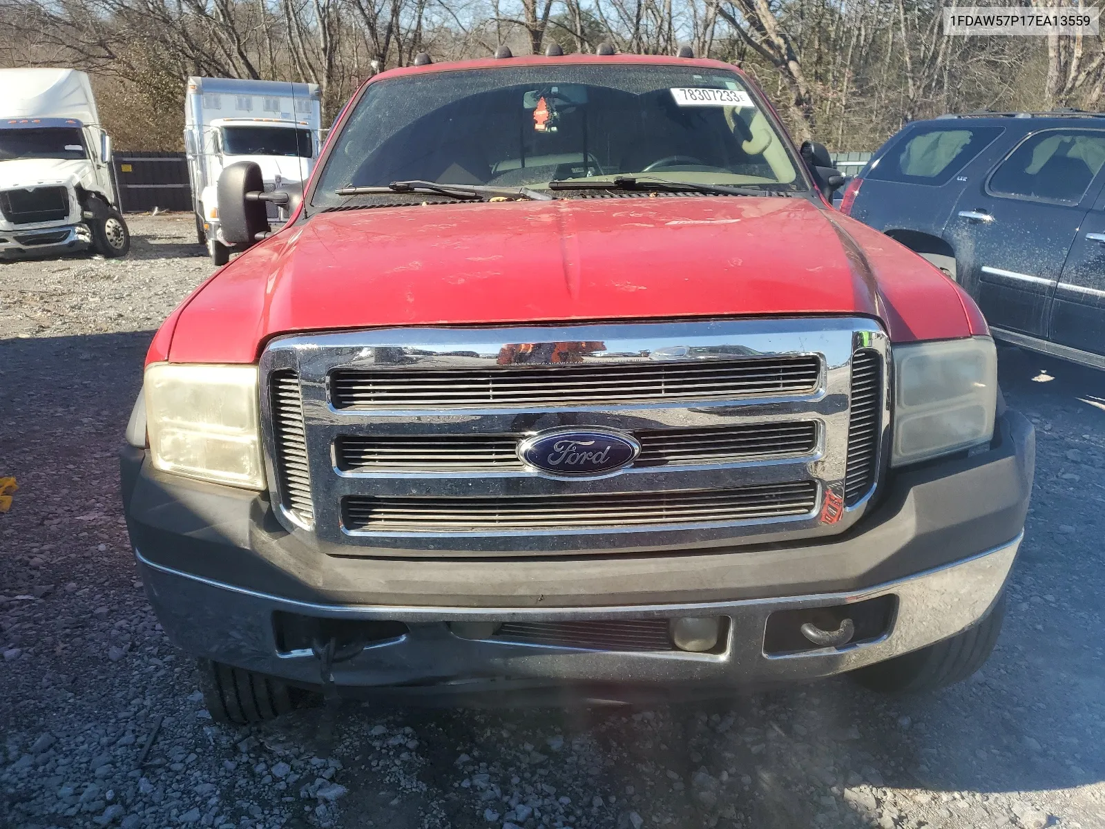 2007 Ford F550 Super Duty VIN: 1FDAW57P17EA13559 Lot: 78307233