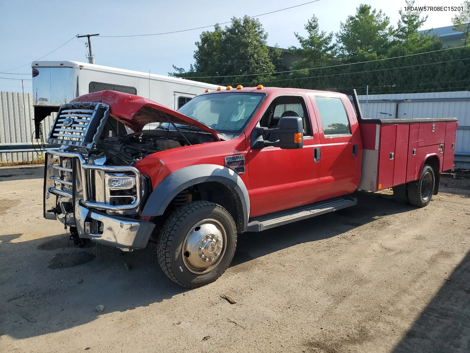 2008 Ford F550 Super Duty VIN: 1FDAW57R08EC15201 Lot: 68131404