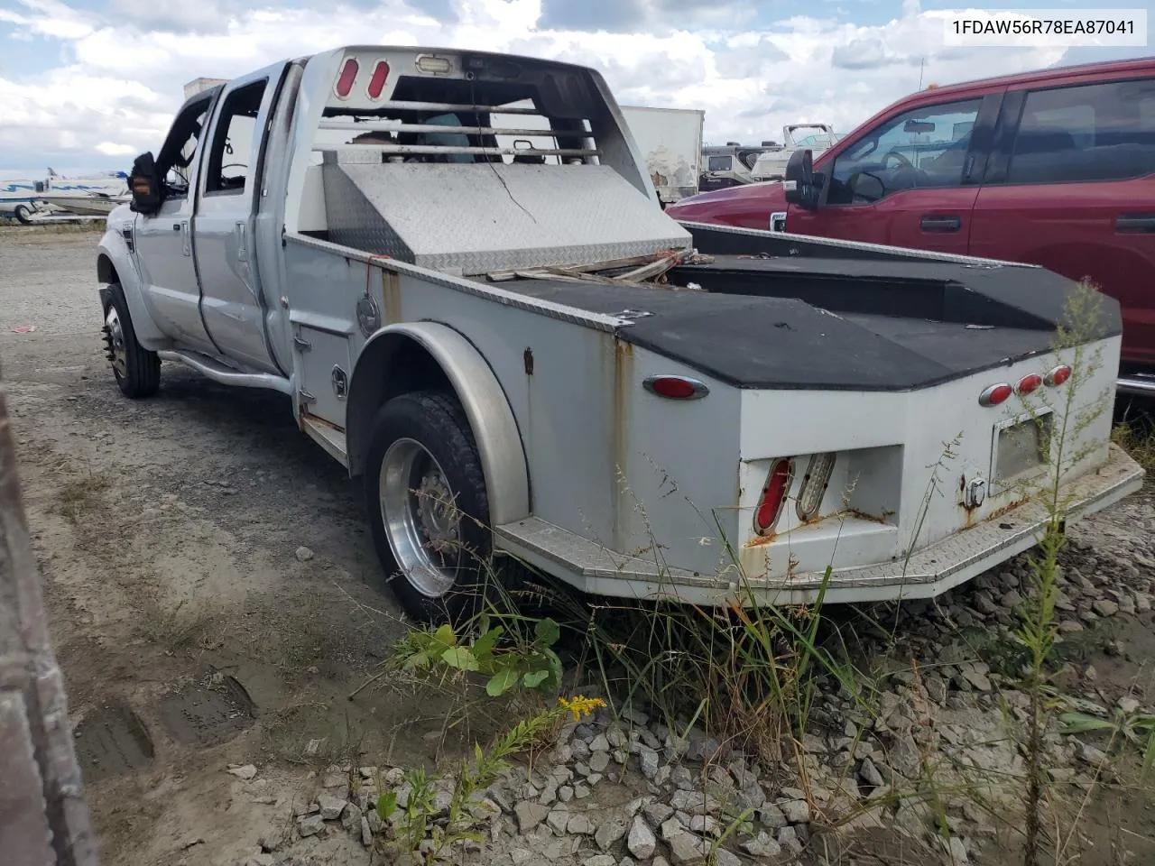 2008 Ford F550 Super Duty VIN: 1FDAW56R78EA87041 Lot: 71975604