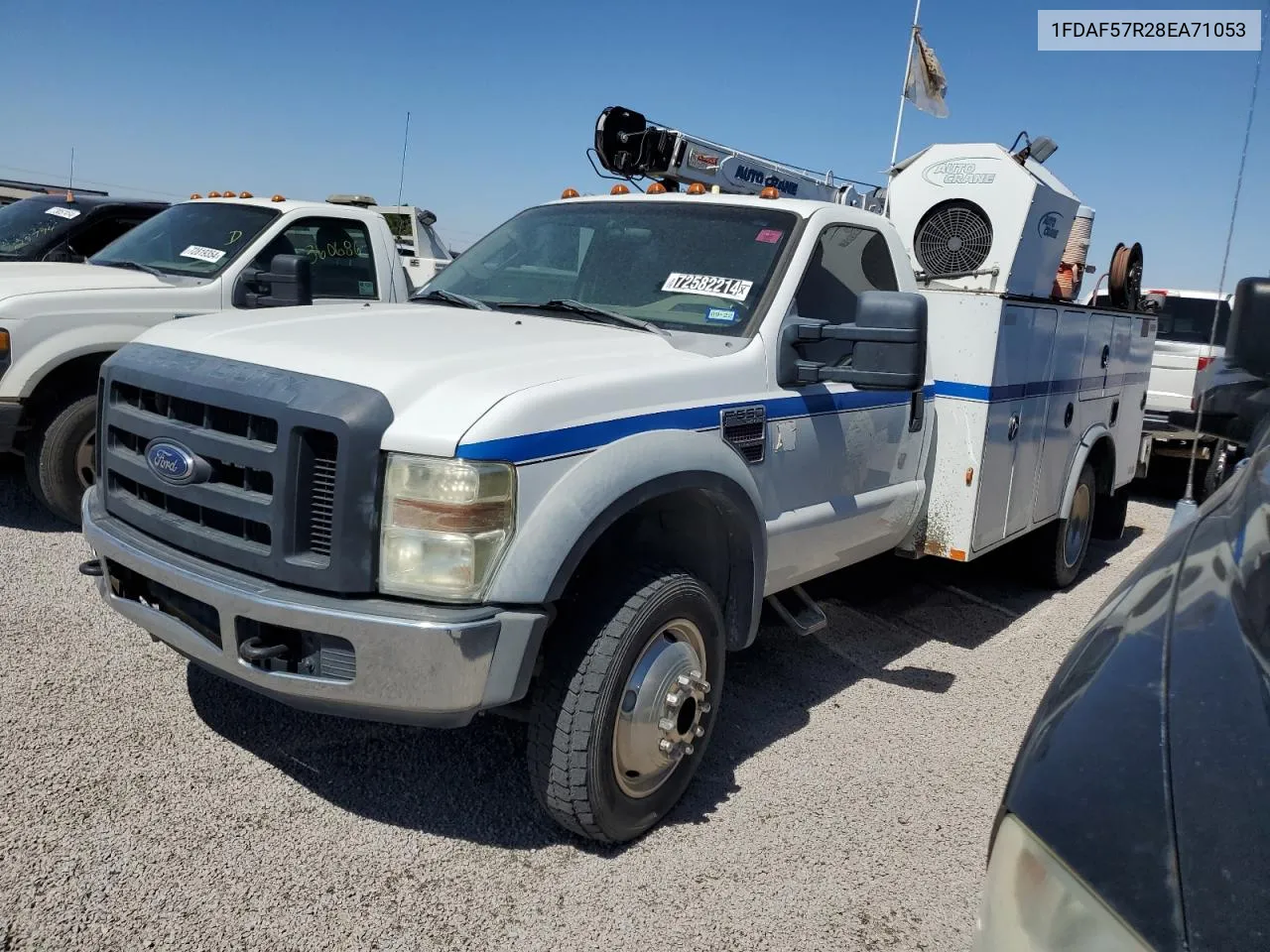 2008 Ford F550 Super Duty VIN: 1FDAF57R28EA71053 Lot: 72582214