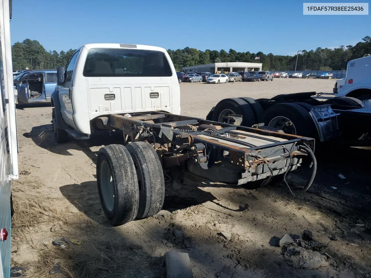 2008 Ford F550 Super Duty VIN: 1FDAF57R38EE25436 Lot: 75384894