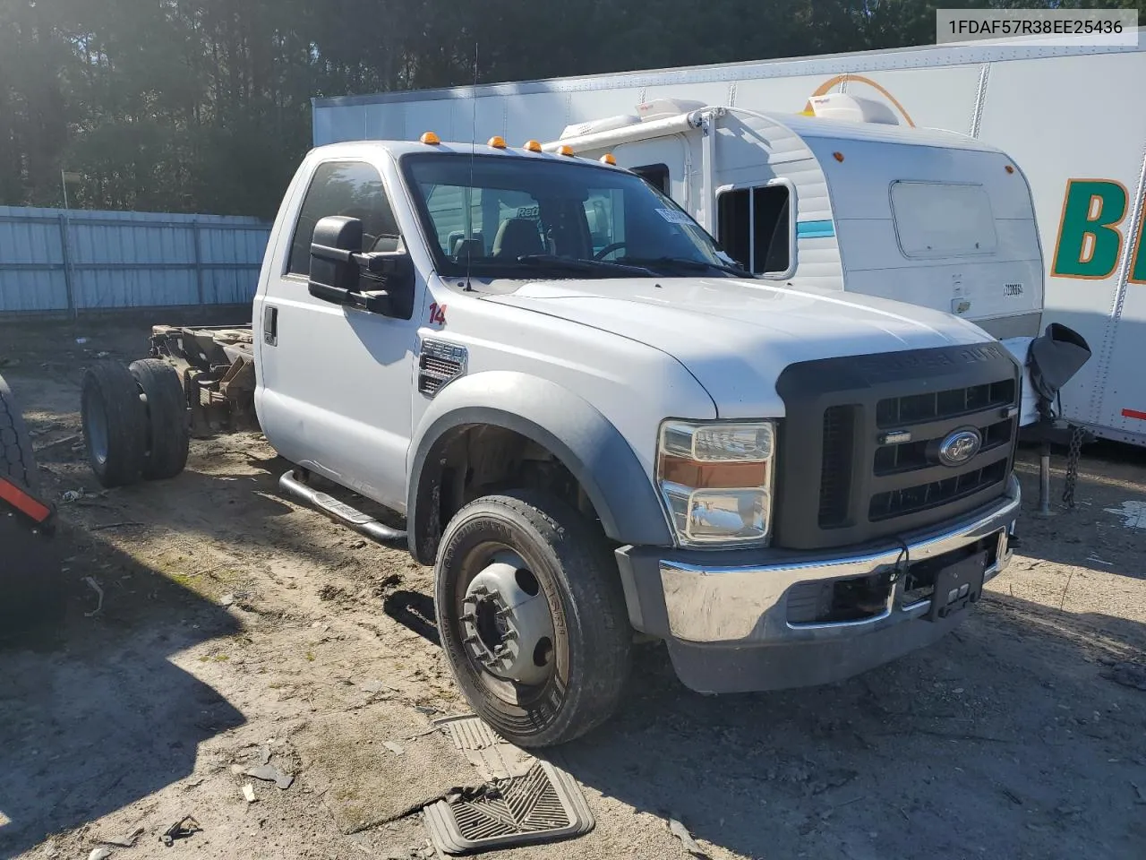 2008 Ford F550 Super Duty VIN: 1FDAF57R38EE25436 Lot: 75384894