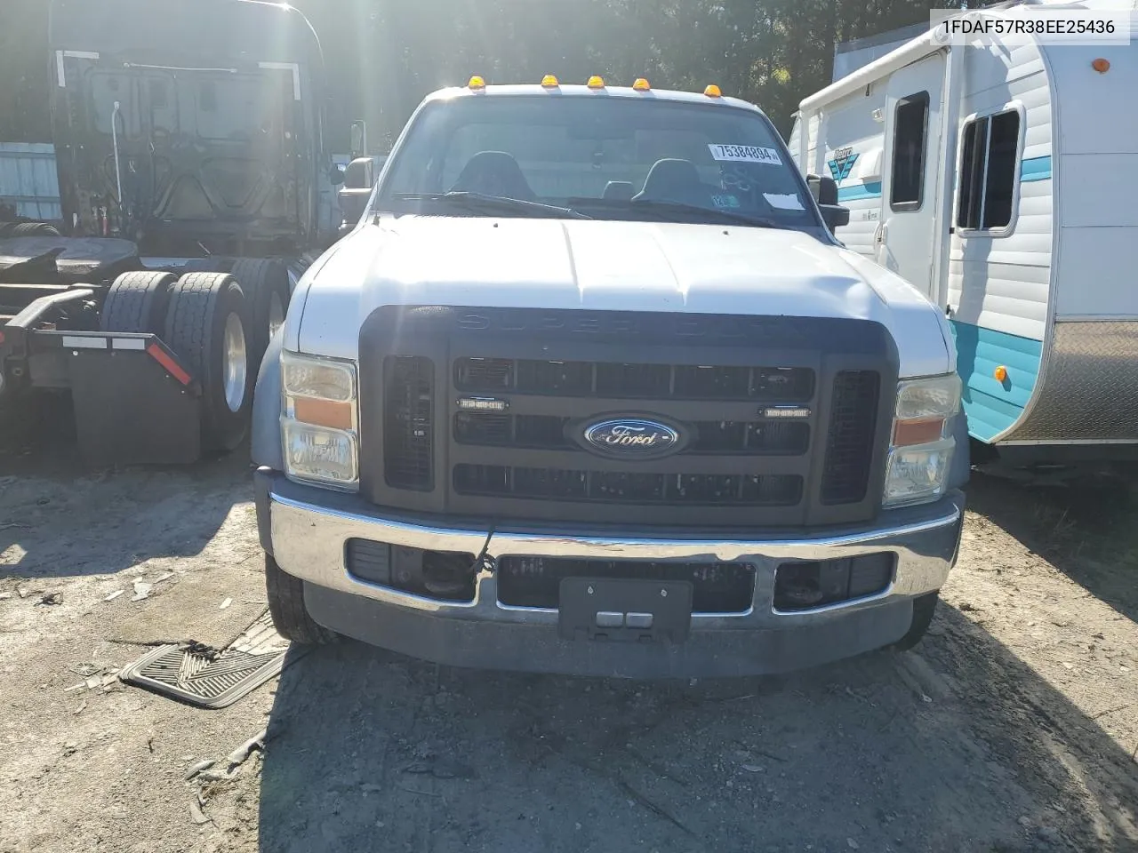 2008 Ford F550 Super Duty VIN: 1FDAF57R38EE25436 Lot: 75384894