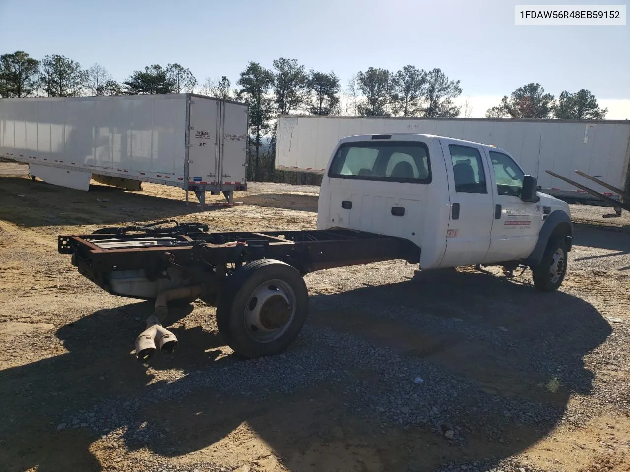 2008 Ford F550 Super Duty VIN: 1FDAW56R48EB59152 Lot: 75642034