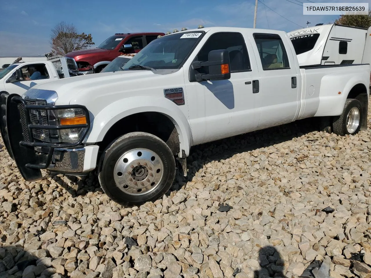 2008 Ford F550 Super Duty VIN: 1FDAW57R18EB26639 Lot: 77441954