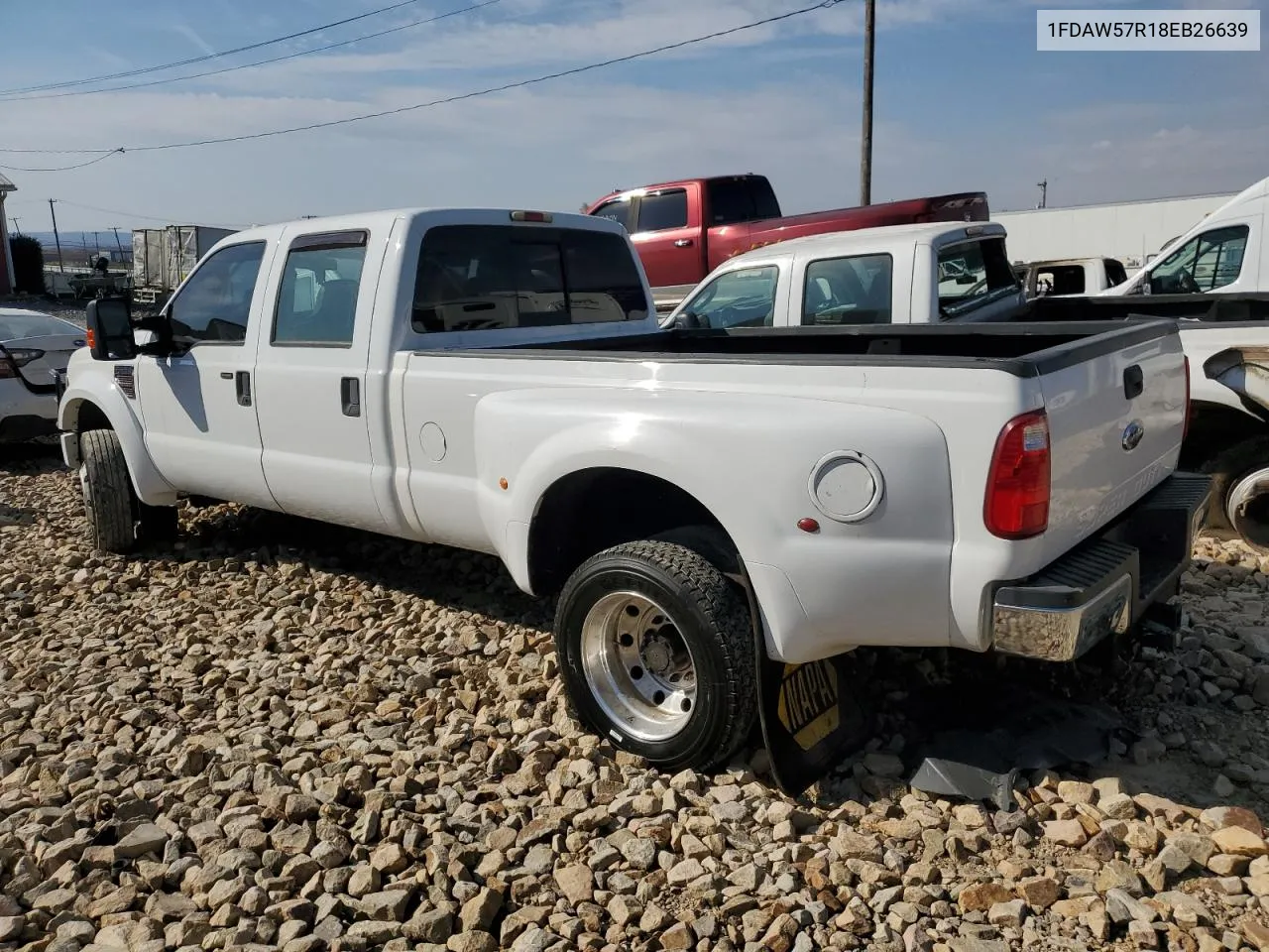 2008 Ford F550 Super Duty VIN: 1FDAW57R18EB26639 Lot: 77441954