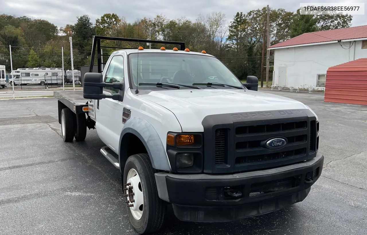 2008 Ford F550 Super Duty VIN: 1FDAF56R38EE56977 Lot: 81993484