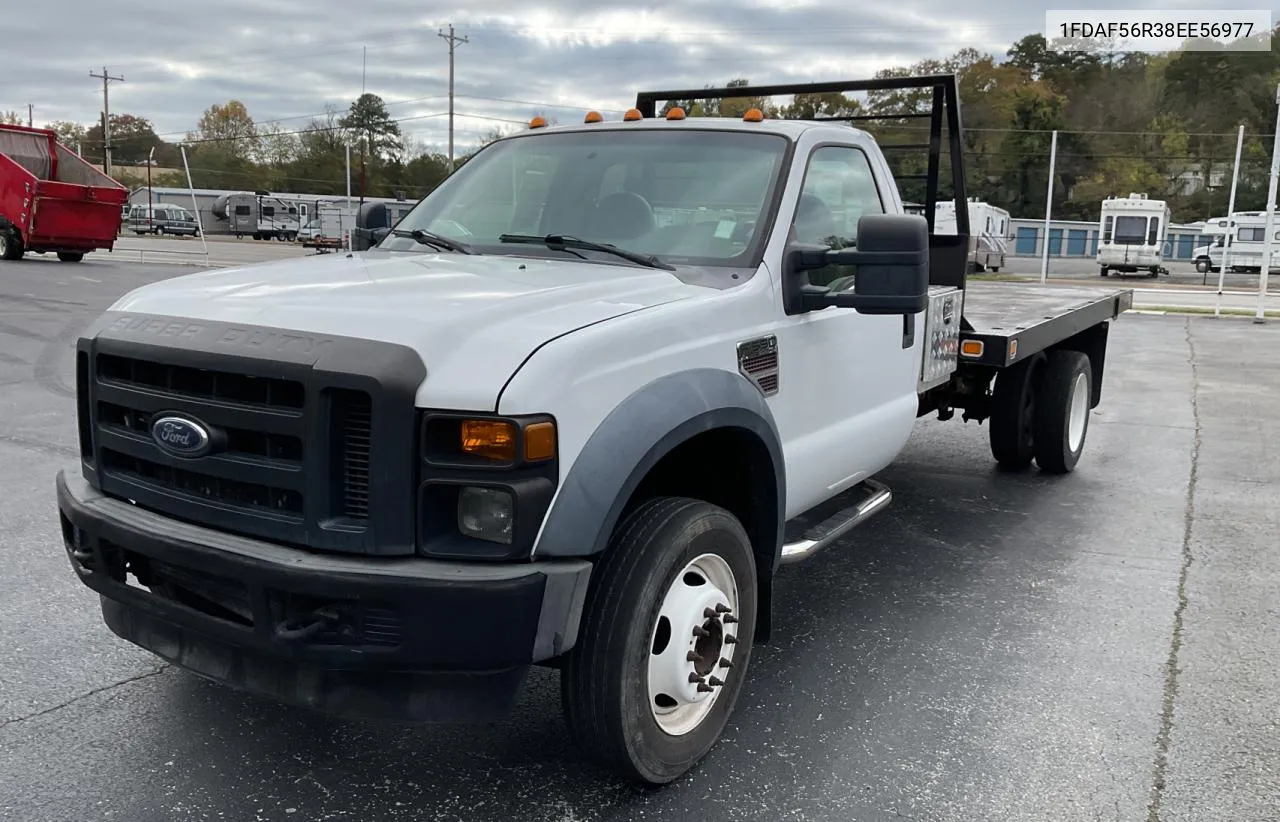 2008 Ford F550 Super Duty VIN: 1FDAF56R38EE56977 Lot: 81993484