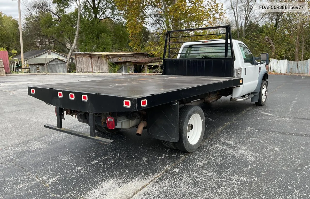 2008 Ford F550 Super Duty VIN: 1FDAF56R38EE56977 Lot: 81993484