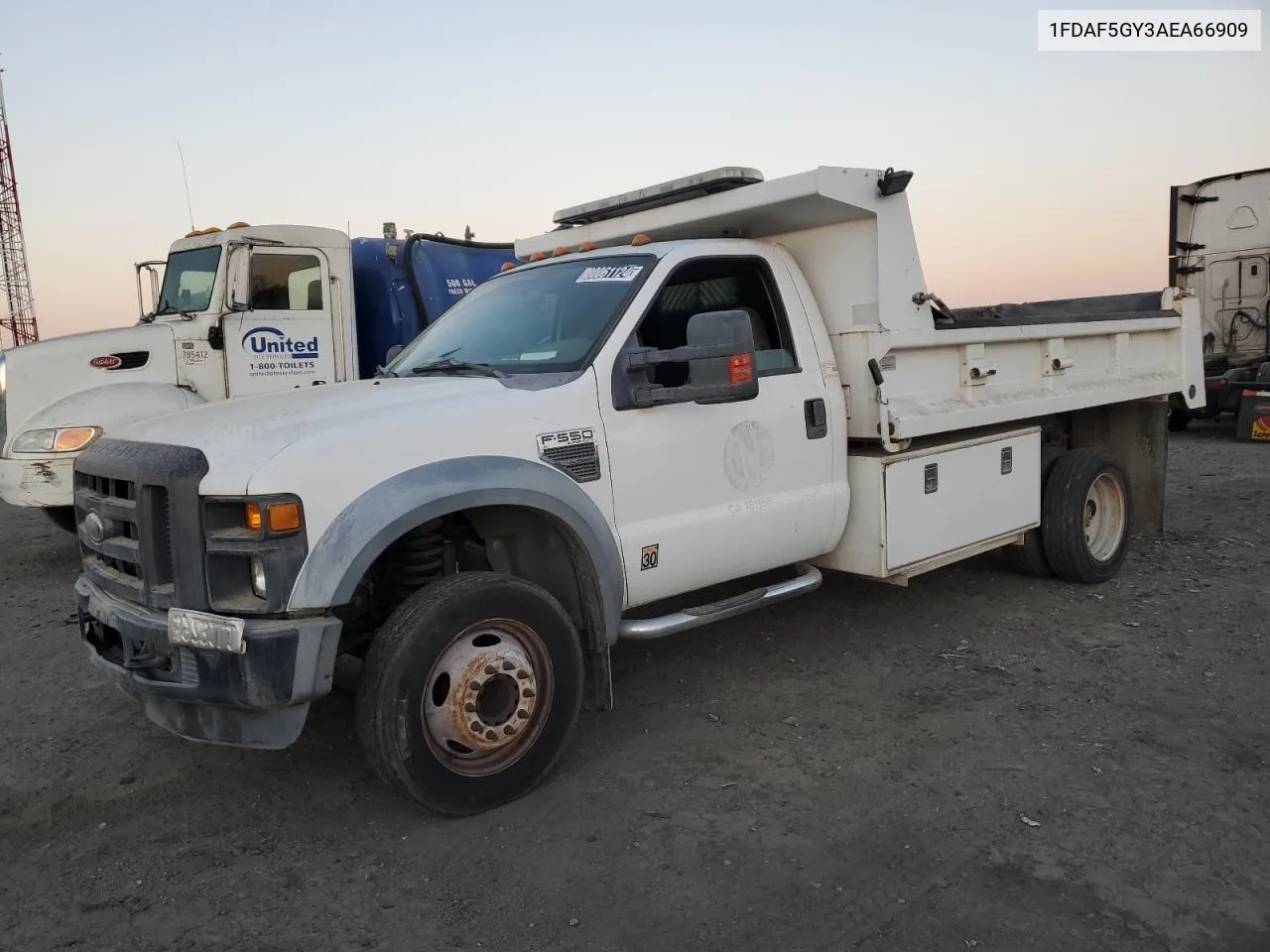 2010 Ford F550 Super Duty VIN: 1FDAF5GY3AEA66909 Lot: 80061124