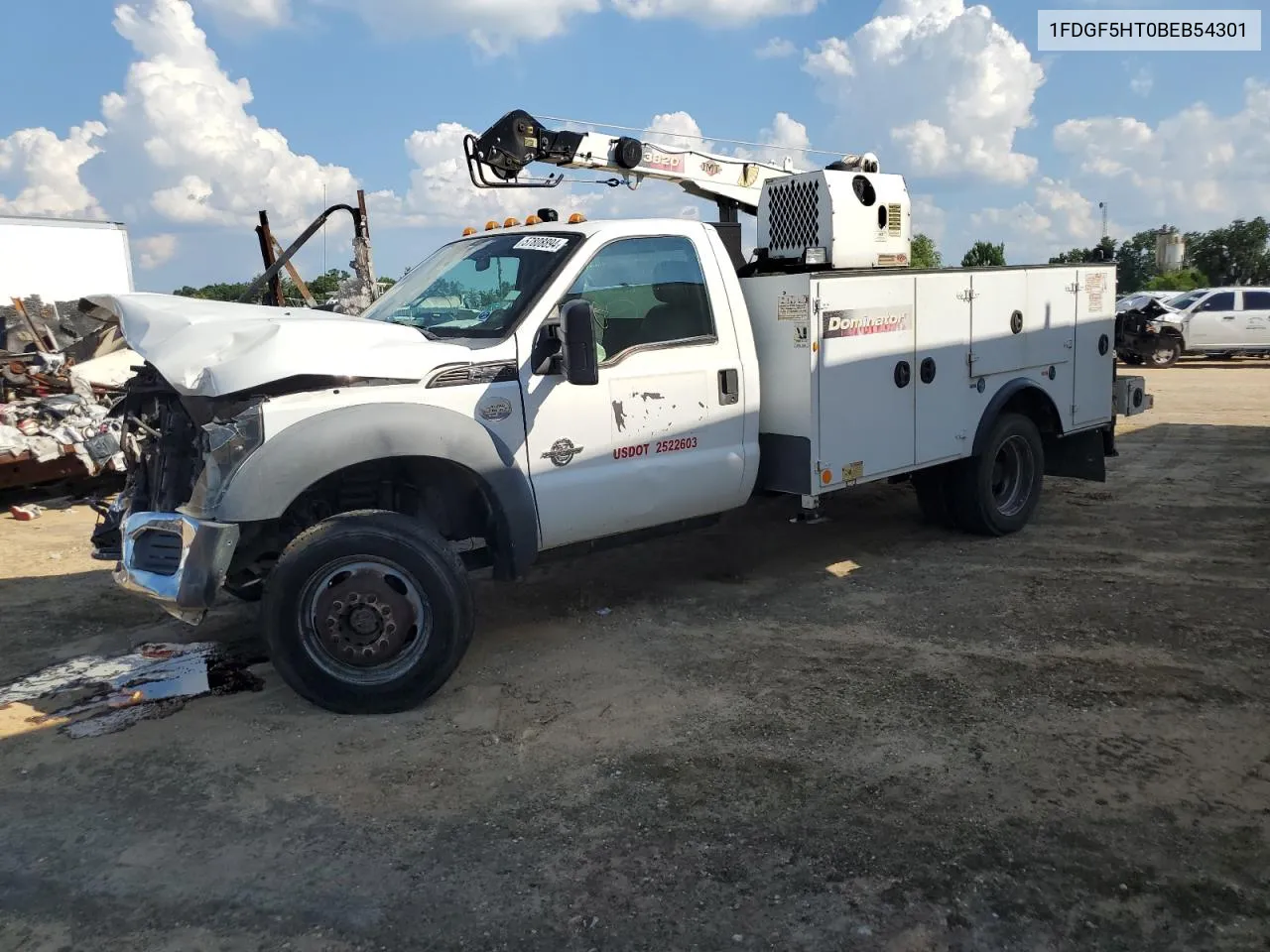 2011 Ford F550 Super Duty VIN: 1FDGF5HT0BEB54301 Lot: 57808894