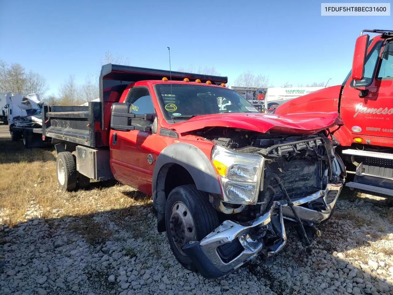 2011 Ford F550 Super Duty VIN: 1FDUF5HT8BEC31600 Lot: 65382232