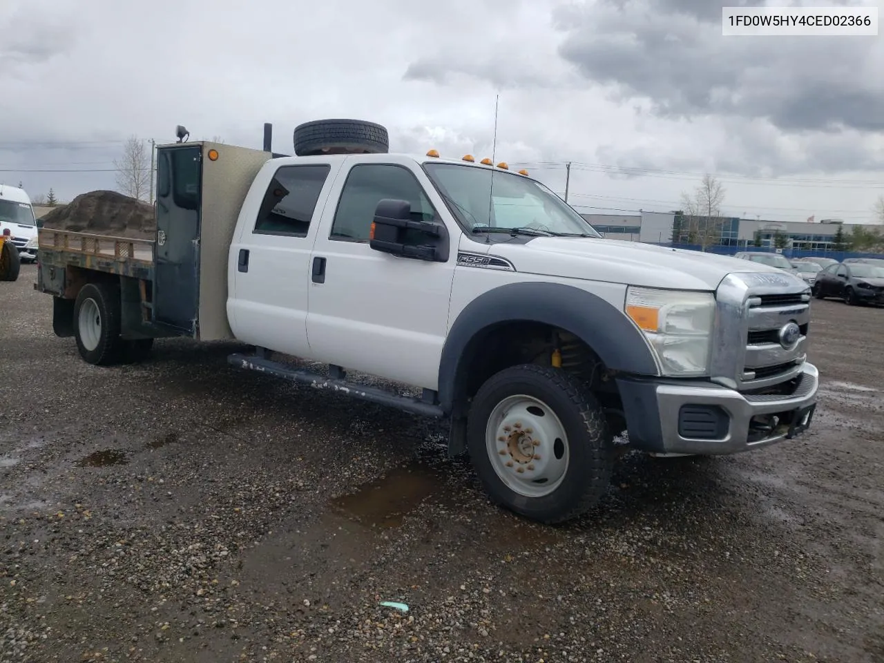 2012 Ford F550 Super Duty VIN: 1FD0W5HY4CED02366 Lot: 53327084