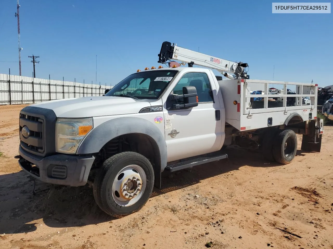 2012 Ford F550 Super Duty VIN: 1FDUF5HT7CEA29512 Lot: 68874194