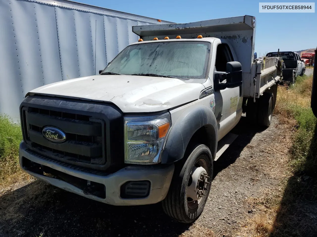 2012 Ford F550 Super Duty VIN: 1FDUF5GTXCEB58944 Lot: 70862804