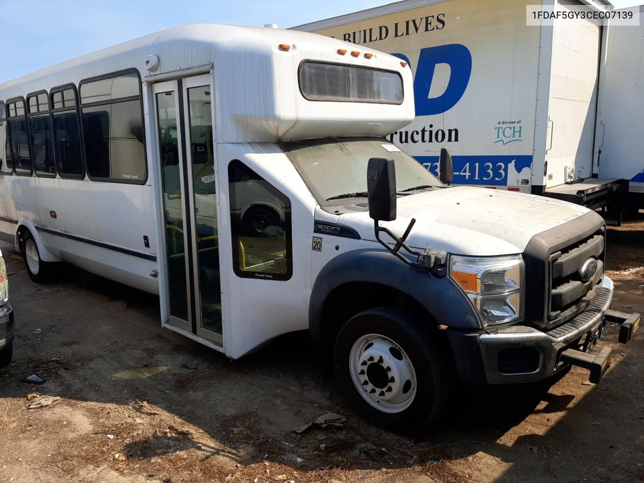 2012 Ford F550 Super Duty VIN: 1FDAF5GY3CEC07139 Lot: 71134334