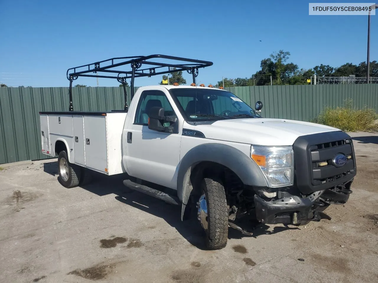 2012 Ford F550 Super Duty VIN: 1FDUF5GY5CEB08495 Lot: 72391384