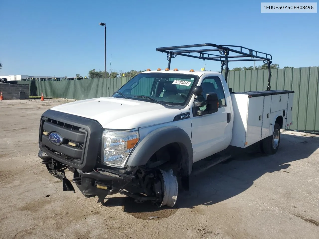 2012 Ford F550 Super Duty VIN: 1FDUF5GY5CEB08495 Lot: 72391384