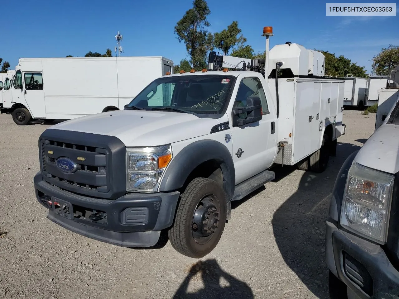 2012 Ford F550 Super Duty VIN: 1FDUF5HTXCEC63563 Lot: 74533704