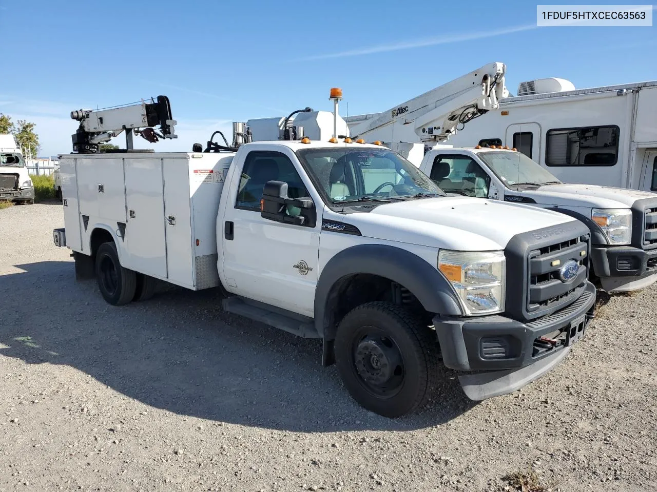 2012 Ford F550 Super Duty VIN: 1FDUF5HTXCEC63563 Lot: 74533704