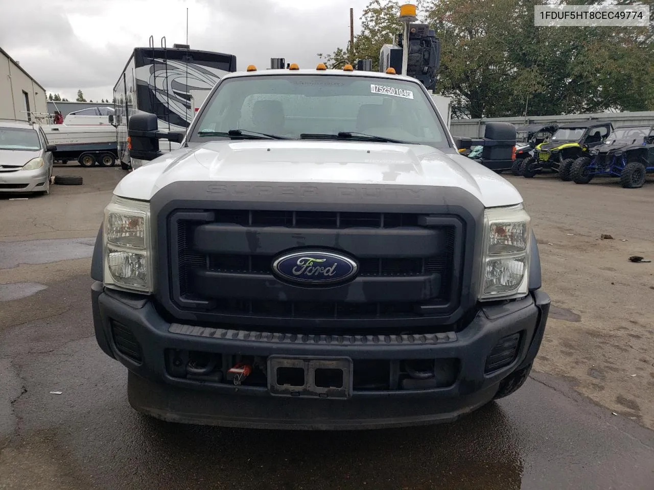 2012 Ford F550 Super Duty VIN: 1FDUF5HT8CEC49774 Lot: 75250104