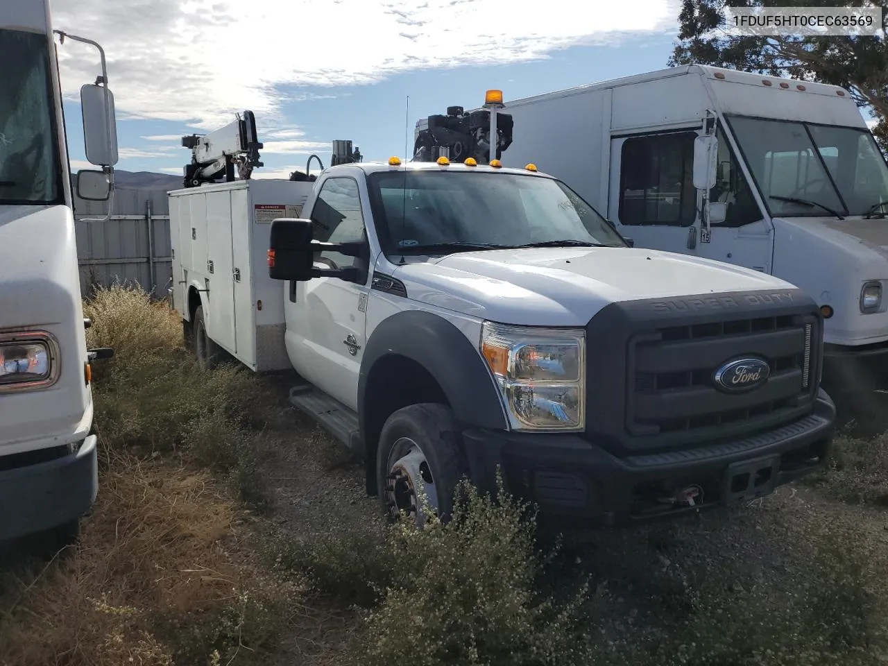 2012 Ford F550 Super Duty VIN: 1FDUF5HT0CEC63569 Lot: 77827034