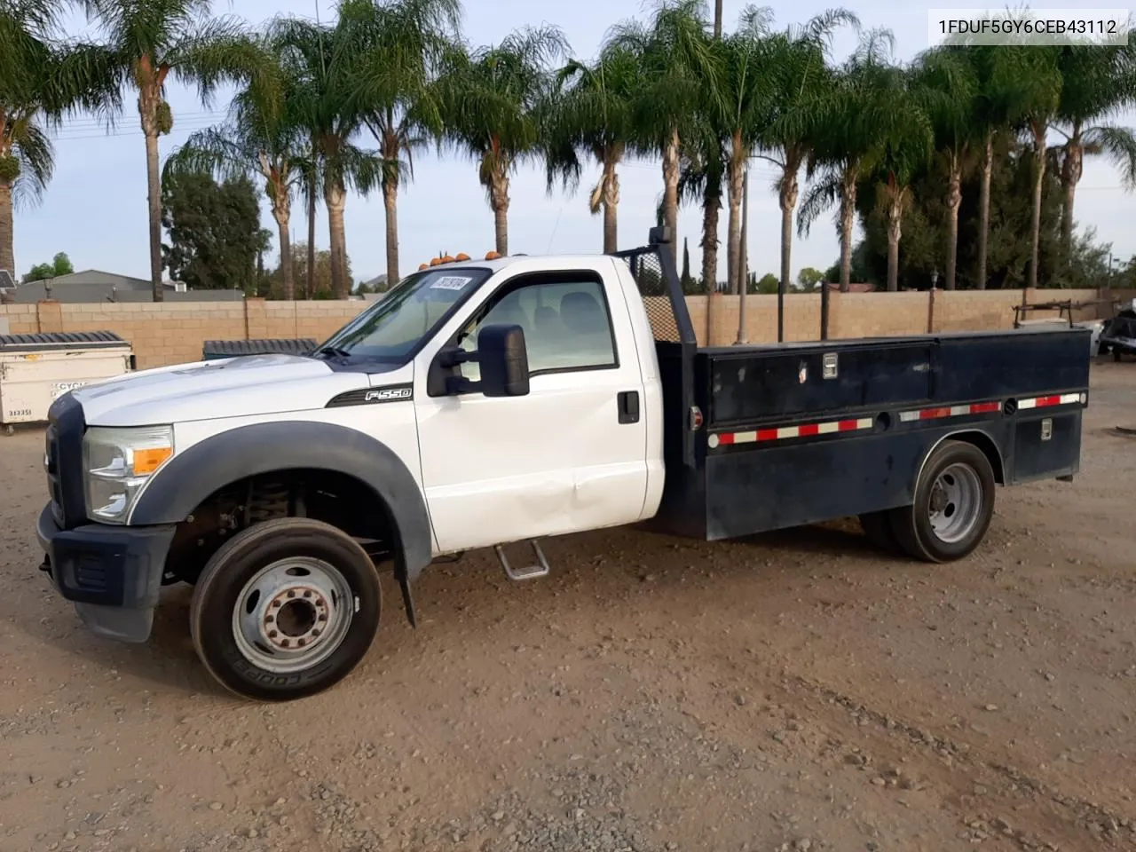 2012 Ford F550 Super Duty VIN: 1FDUF5GY6CEB43112 Lot: 79129704