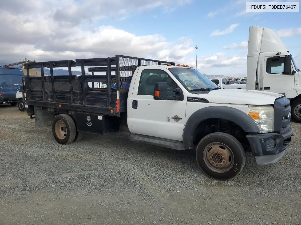 2013 Ford F550 Super Duty VIN: 1FDUF5HT8DEB76407 Lot: 70198434