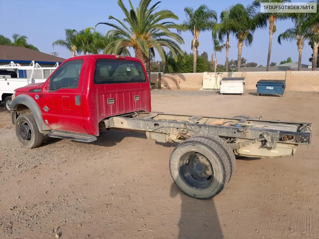 2013 Ford F550 Super Duty VIN: 1FDUF5GT8DEB76814 Lot: 73232724