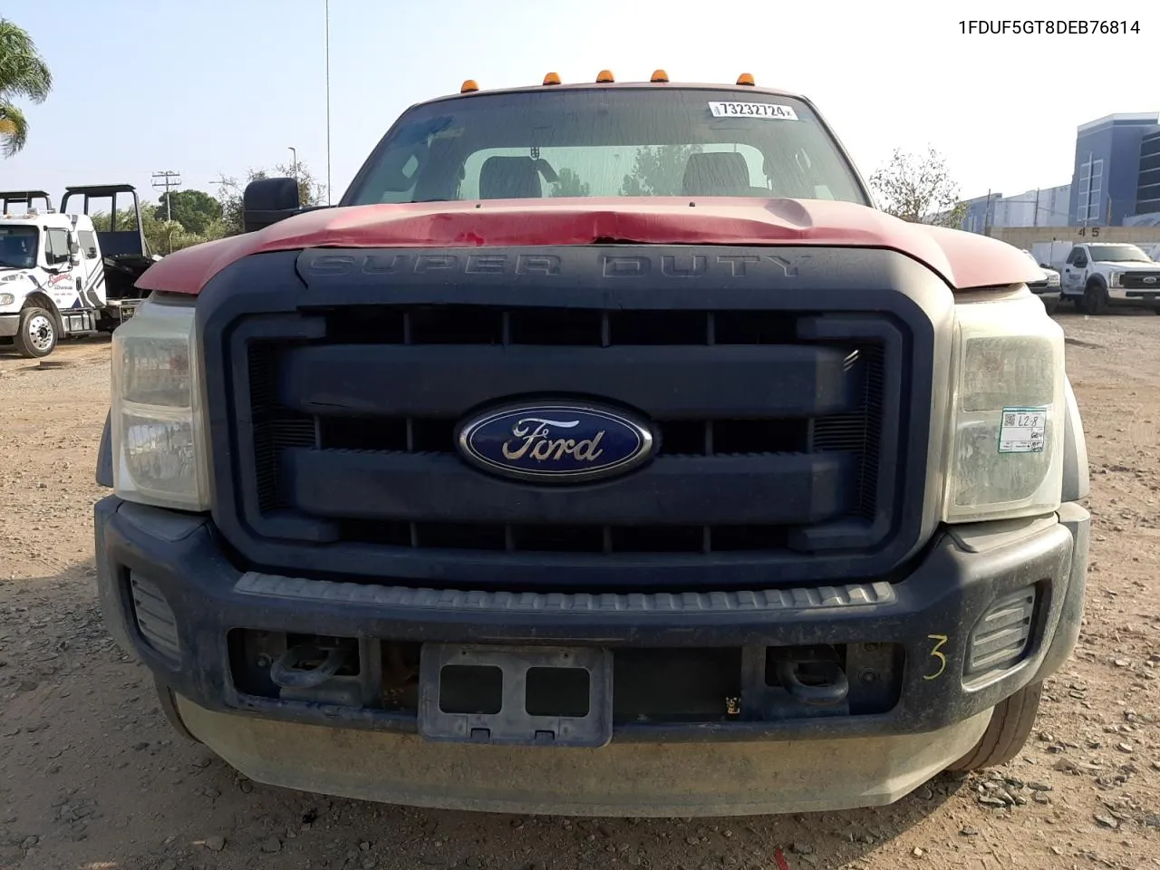 2013 Ford F550 Super Duty VIN: 1FDUF5GT8DEB76814 Lot: 73232724