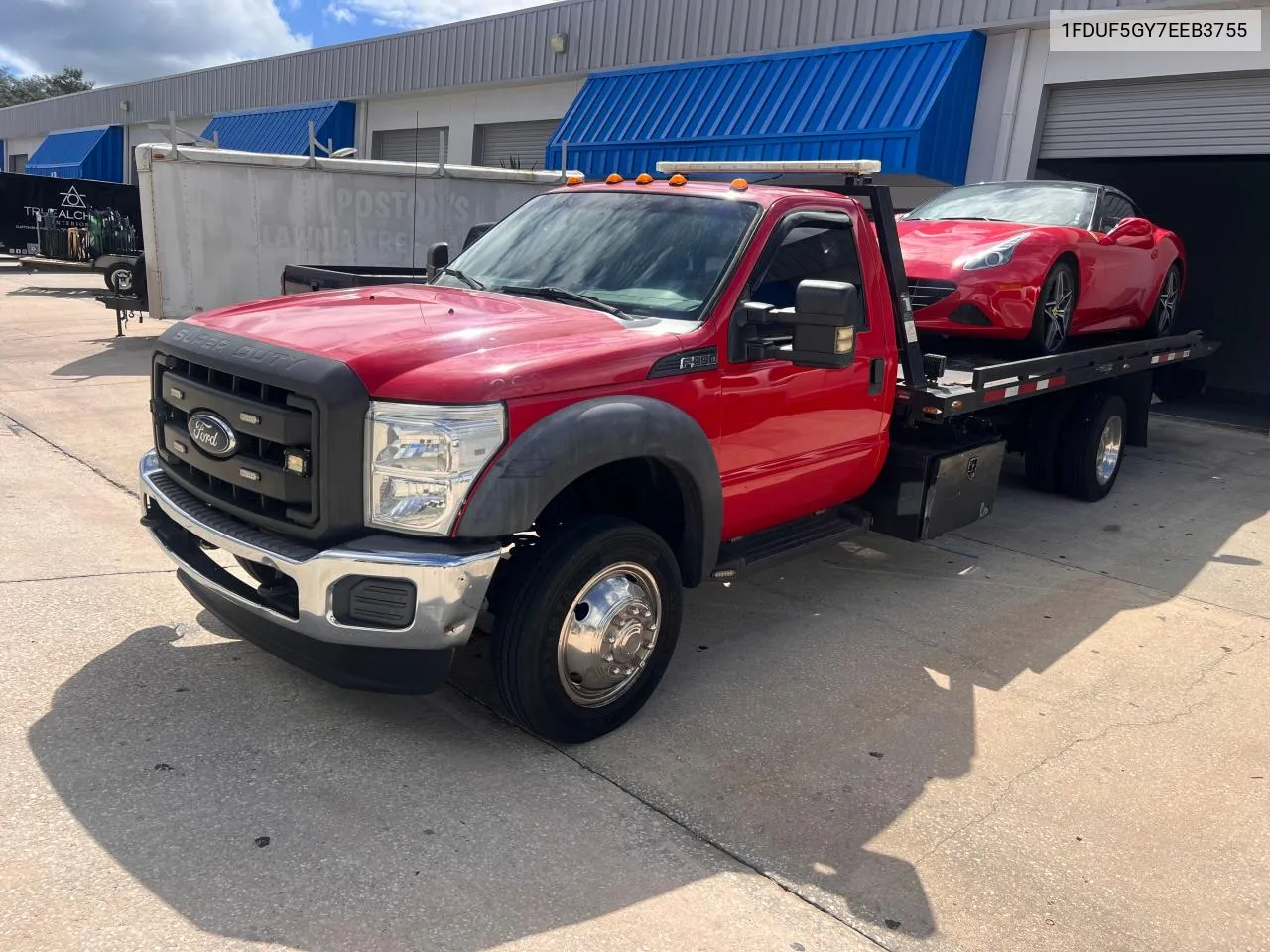 2014 Ford F550 Super Duty VIN: 1FDUF5GY7EEB3755 Lot: 71381534