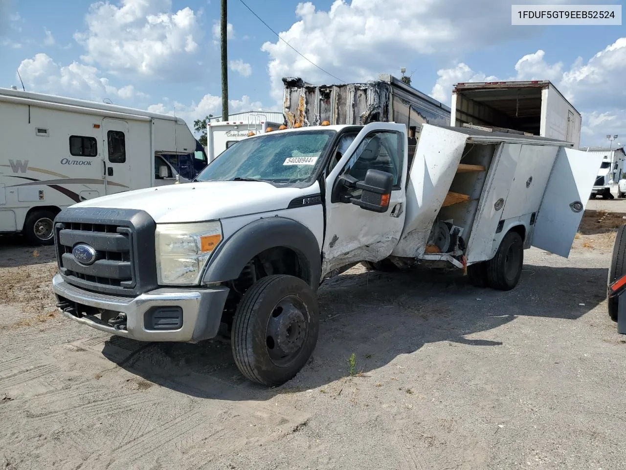 2014 Ford F550 Super Duty VIN: 1FDUF5GT9EEB52524 Lot: 77713814