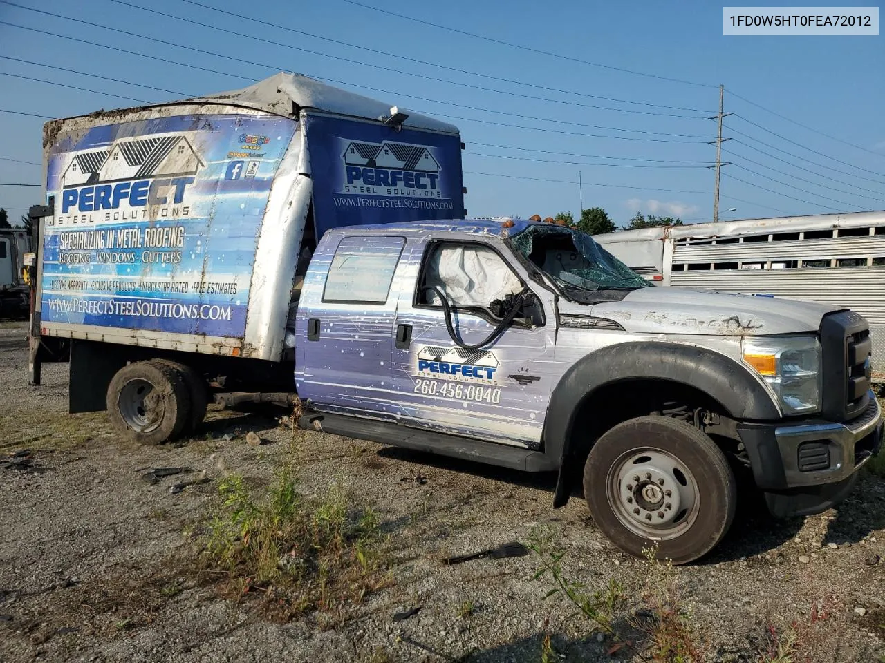 2015 Ford F550 Super Duty VIN: 1FD0W5HT0FEA72012 Lot: 64353544