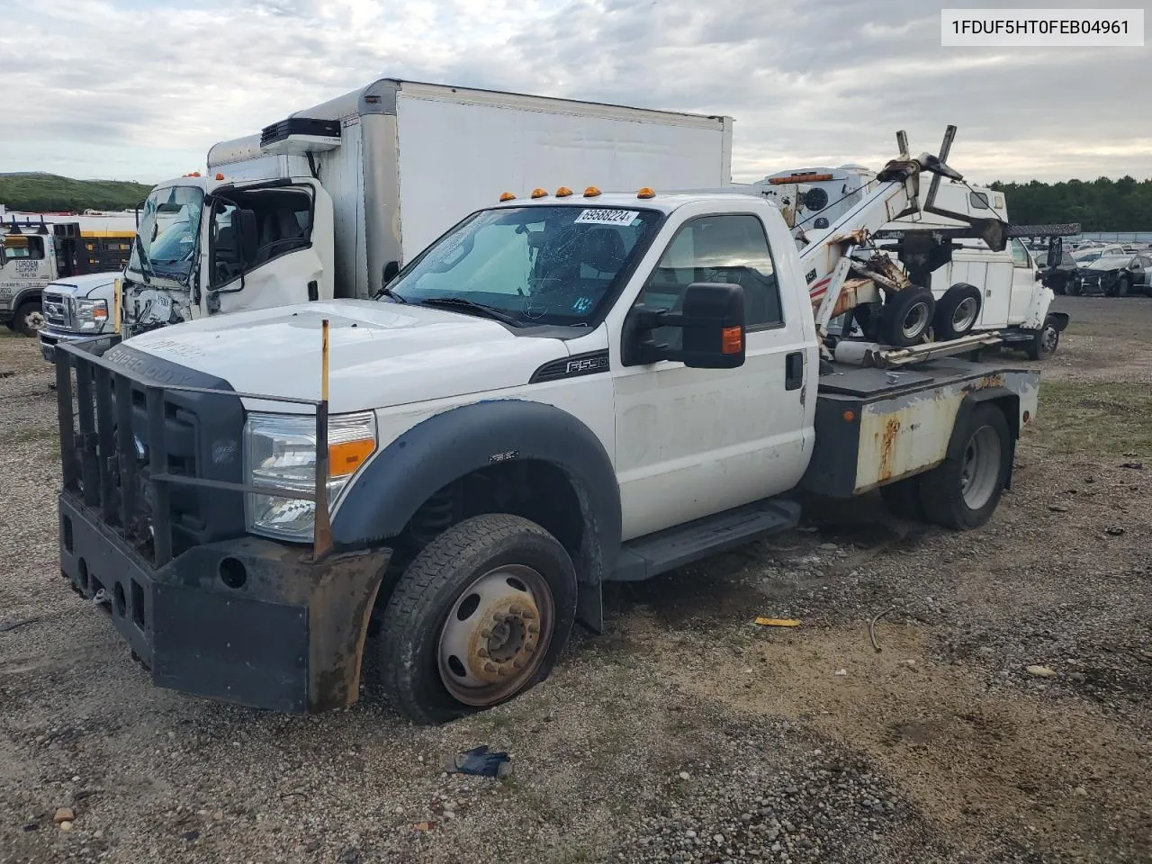 2015 Ford F550 Super Duty VIN: 1FDUF5HT0FEB04961 Lot: 69588224