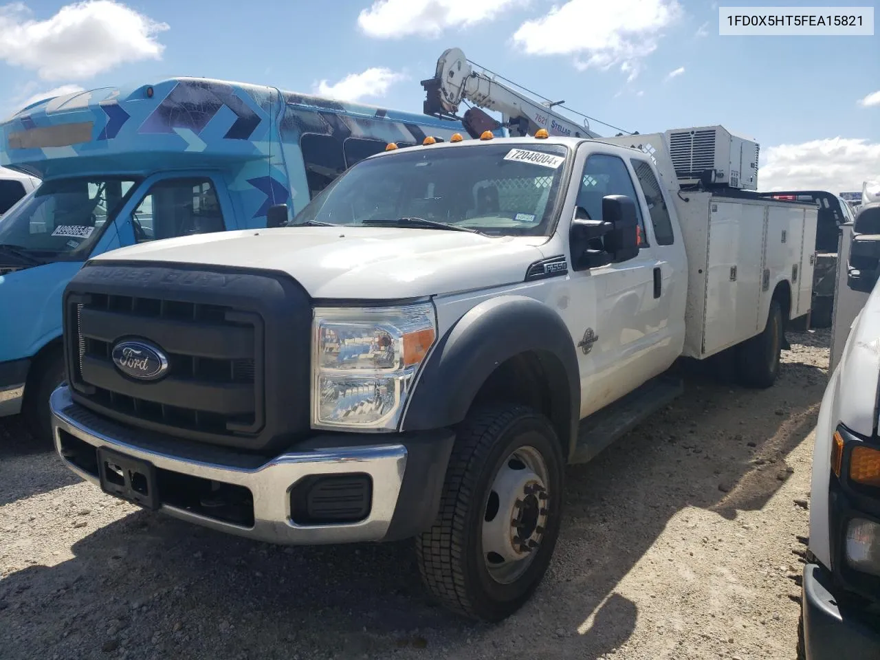 2015 Ford F550 Super Duty VIN: 1FD0X5HT5FEA15821 Lot: 72048004