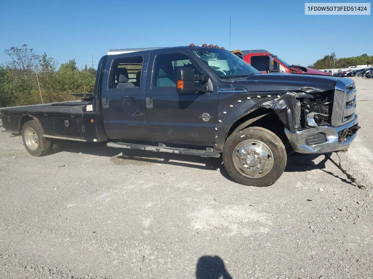 2015 Ford F550 Super Duty VIN: 1FD0W5GT3FED51424 Lot: 73092204