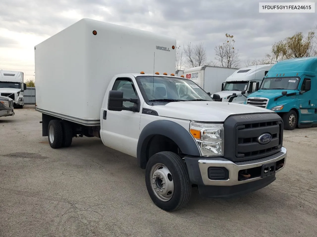 2015 Ford F550 Super Duty VIN: 1FDUF5GY1FEA24615 Lot: 78049274