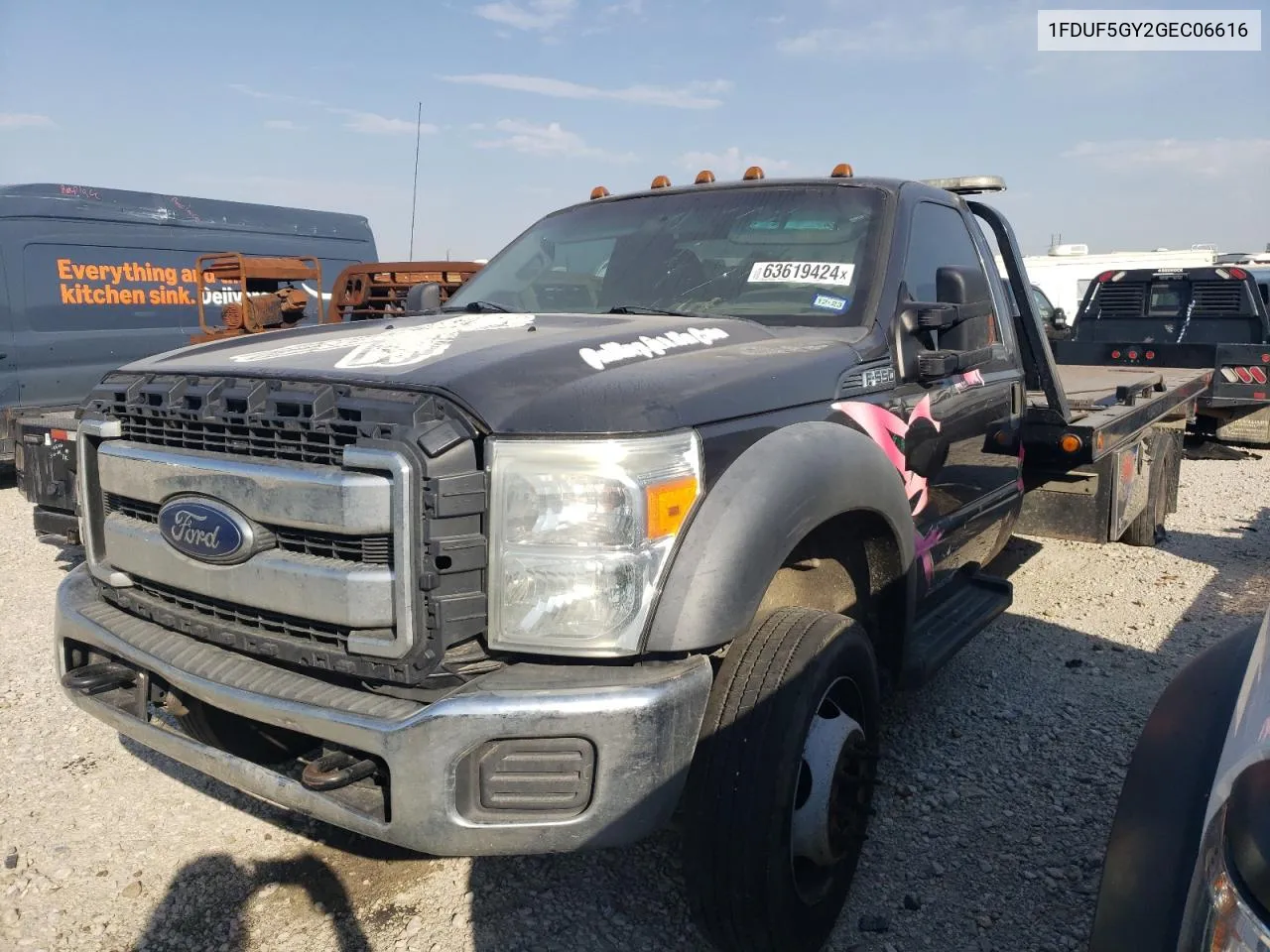 2016 Ford F550 Super Duty VIN: 1FDUF5GY2GEC06616 Lot: 63619424