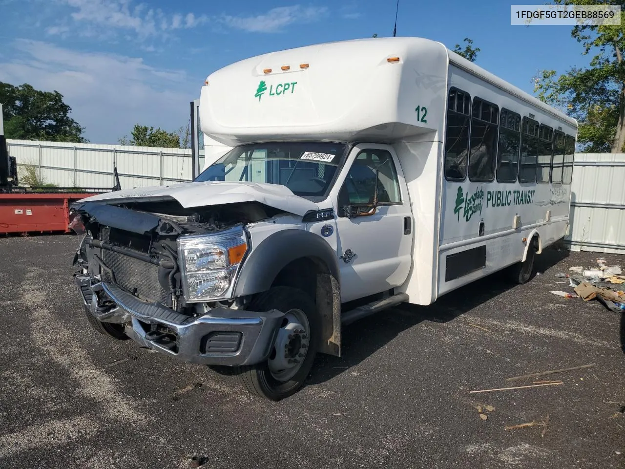 2016 Ford F550 Super Duty VIN: 1FDGF5GT2GEB88569 Lot: 65799924